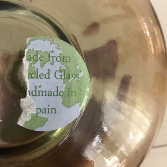 Handmade Recycled Glass Jar Vase - Picture 5 of 6